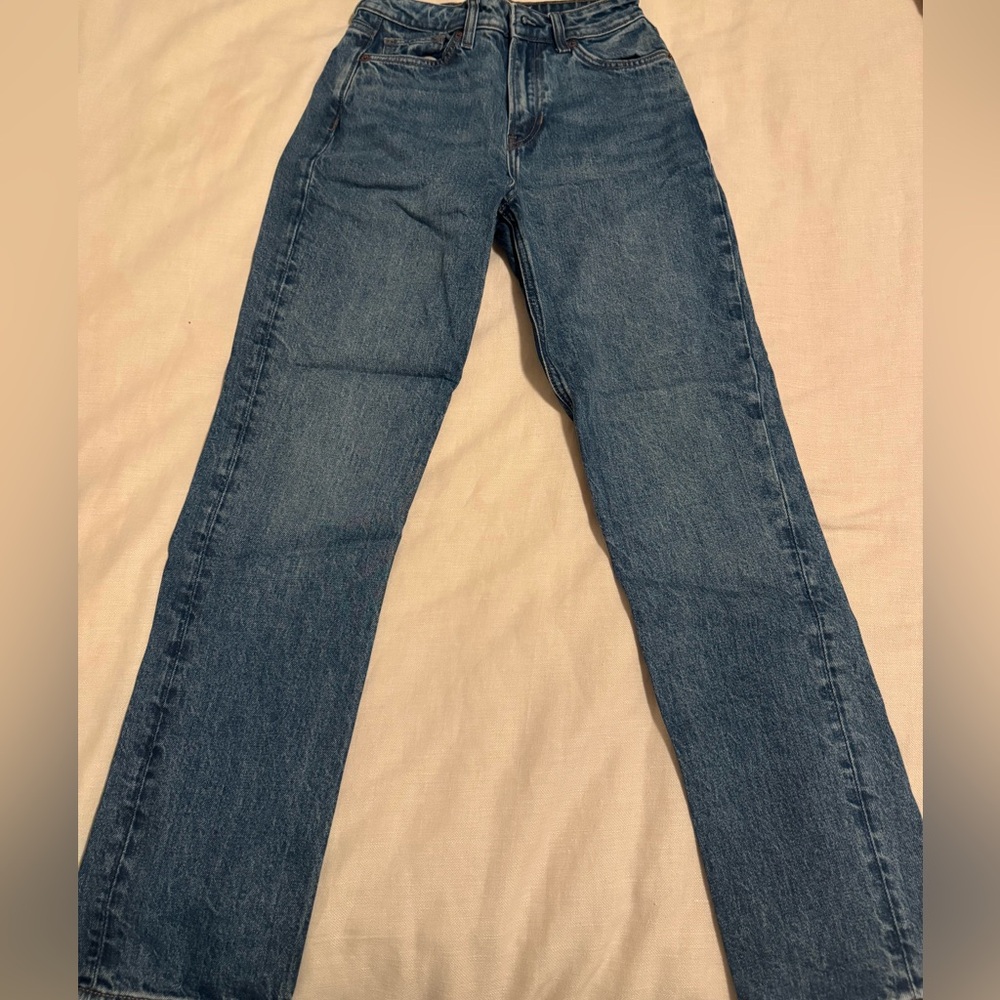 Reformation | Dark Blue Straight Jeans - Picture 2 of 7